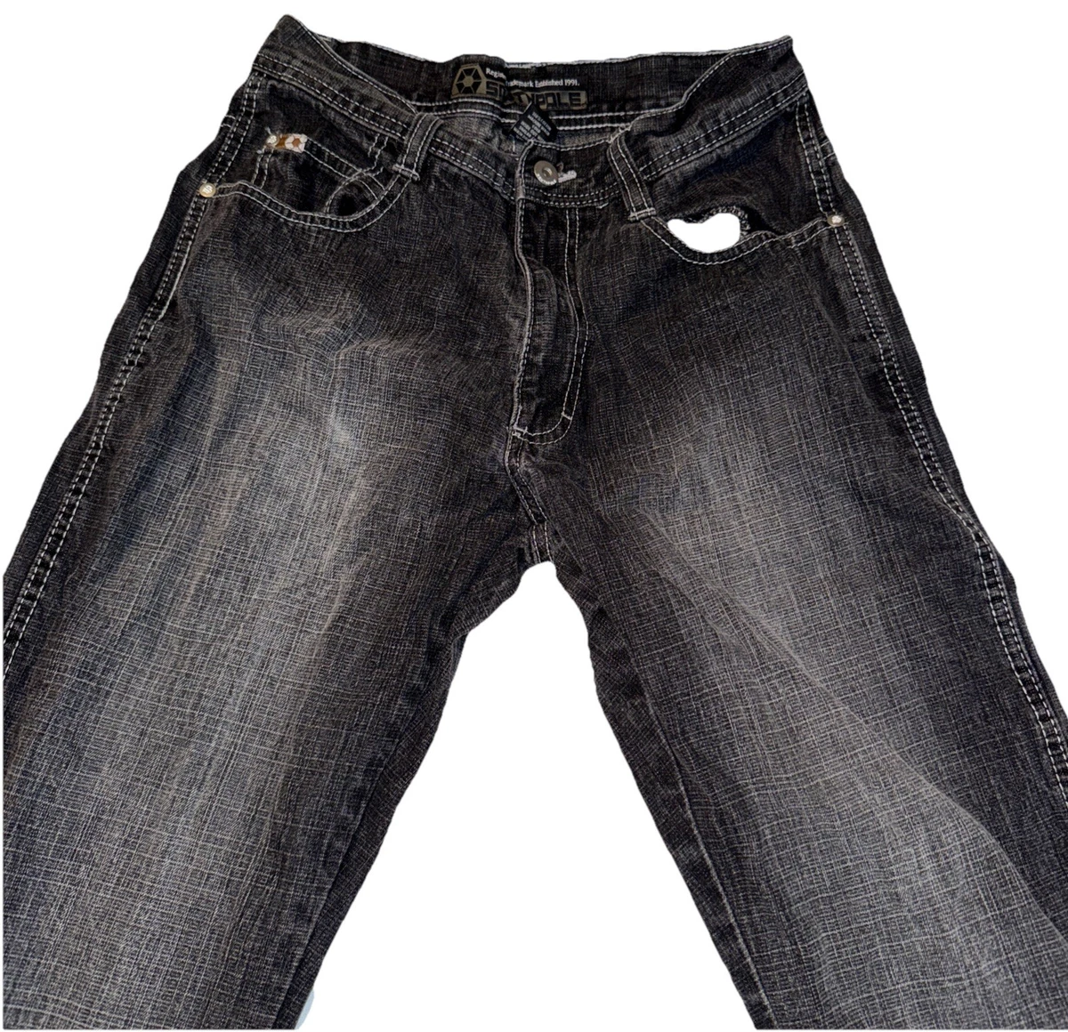 Southpole Black Jeans for Men in 32 Inseam for sale | eBay