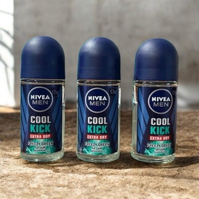 Nivea Men Cool Kick Original Roll-on Deodorant 48H (PACK OF 3 ) 50 Ml Each
