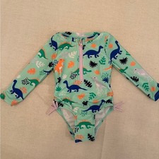 Cat Jack Green and White Swimsuit