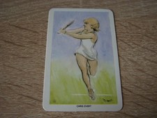 1979 CHRIS EVERT #48 OUR HEROES FLIK CARDS WORLD OF SPORT VENORLANDUS