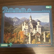 Buffalo Games 2000 Piece Neuschwanstein Castle Architecture Jigsaw Puzzle