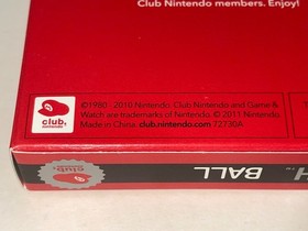 Nintendo Limited Game & Watch Ball Club Nintendo Premium Game CIB New