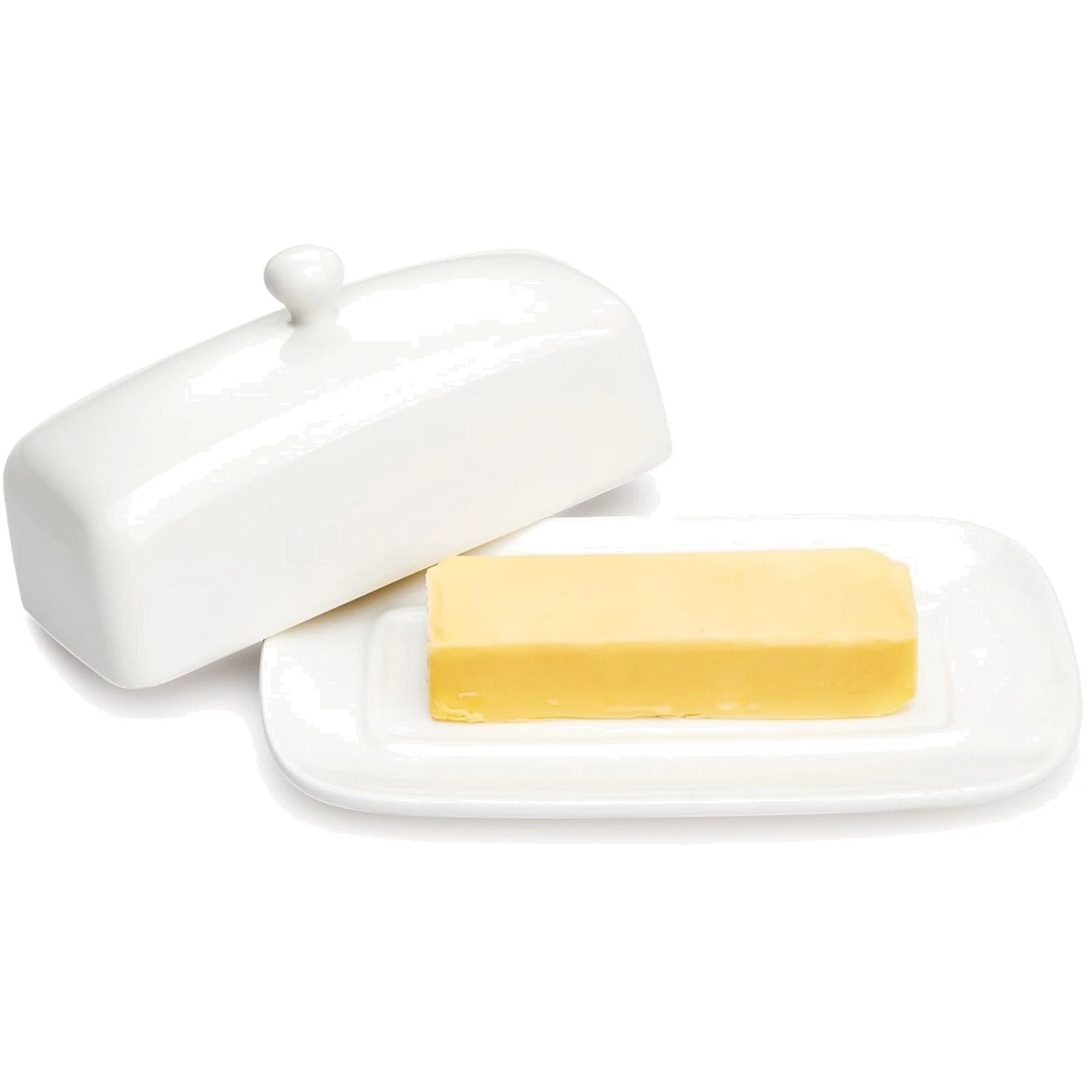 4 Ounce Butter Dish with Protective Lid - Perfect for All Kitchens