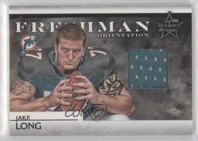 2008 Leaf Rookies & Stars Jerseys 14/250 Jake Long #FO-9 RC 10k8