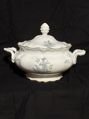 Eschenbach La Reine Weiss Fine China Soup Tureen And Lid Mint Condition!!