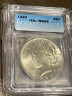 1924 Peace Silver $1 Dollar Coin💎💎💎💎💎ICG MS 64 💎💎💎💎💎