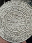 VTG Frankoma Pottery Sequoyah Cherokee Alphabet Trivet Native American