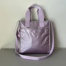 Kipling Metal Purple Inara Medium Crossbody Bag NWT