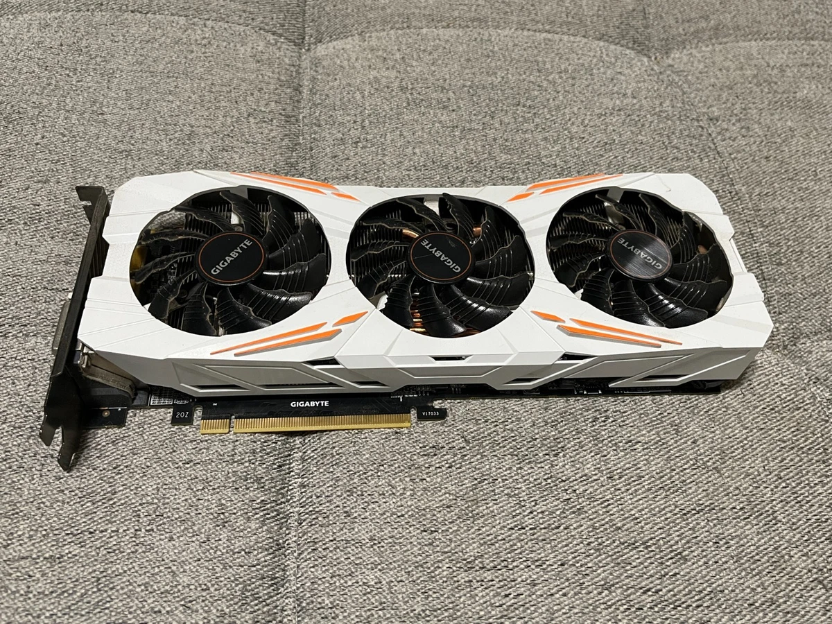 GIGABYTE NVIDIA GeForce GTX 1080 Ti 11 GB Memory Computer Graphics
