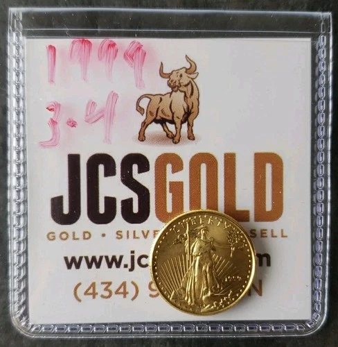 1999 $5 1/10oz Gold American Eagle