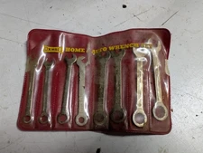 Vintage Oxwall Home & Auto Wrench Set Igmition No. 3958 8pc w/ Pouch Made in USA