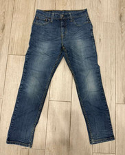 Levi's 502 Regular Taper Jeans Mens W30 L30 Blue Denim RegularWear Fit