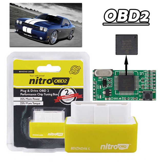 OBD2 Performance Tuning Chip For DODGE CHALLENGER HEMI V8 V6 SE SXT GT