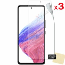3 Pack of Samsung Galaxy A53 5G CLEAR Screen Protector Cover Guards