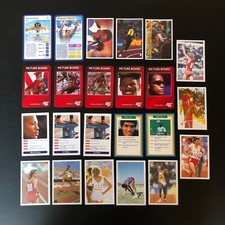 A Question of Sport Athletics 23 Card Lot Michael Johnson Ed Moses Cathy Freeman