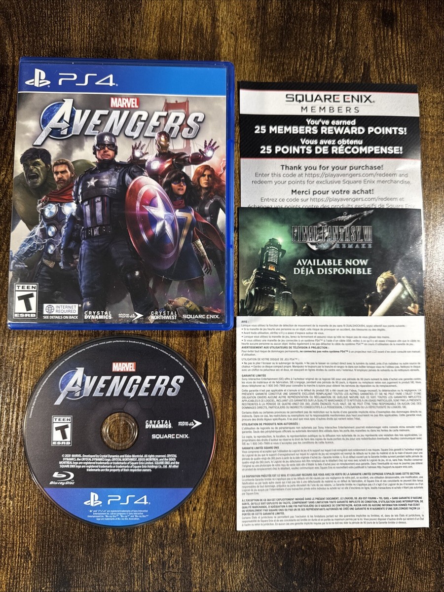Marvel Avengers (PS4 Sony PlayStation 4, 2020) CIB 662248922775| eBay