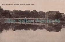 Darien Conn CT - RINGS END BRIDGE AT NOROTON - Postcard