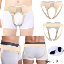 Men Inguinal Hernia Belt Truss Support Brace with Removable Compression Pads US