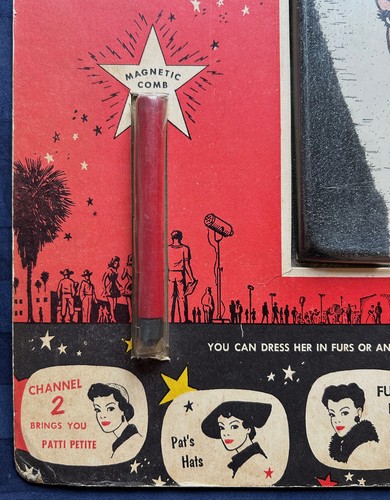 Patti Petite Magnetic Beauty Parlor Toy Includes Magnetic Comb Vintage - Picture 10 of 16