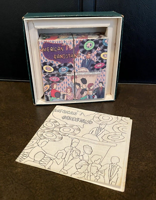 1987 American Bandstand Elvis Oldies Wooden Cube Puzzle Lambert Letter From Home