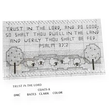 Jeremiah Junction Cross Stitch Pattern Trust In The Lord Single Pattern VTG
