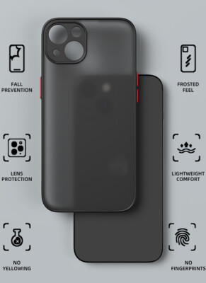 Produktbild von Handy Hülle TPU Silikon Schutz Tasche Case Backcover Bumper Etui Matt Cover