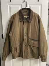 Vintage London Fog Mens Parka Jacket Size XL LONG Removeable Lining Brown Khaki