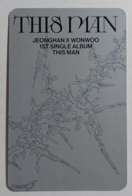 SEVENTEEN JEONGHAN x WONWOO THIS MAN 1st single album Photocard