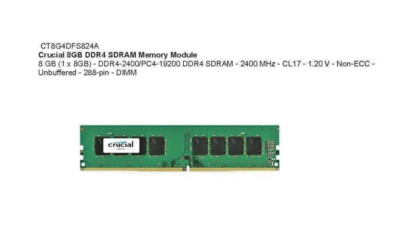 CRUCIAL CT8G4RFD8266 ECC 8Gx8枚 64G中古 CRUCIAL CT8G4RFD8266 ECC 8Gx8枚 64G中古 Crucial CT8G4DFS824A | eBay