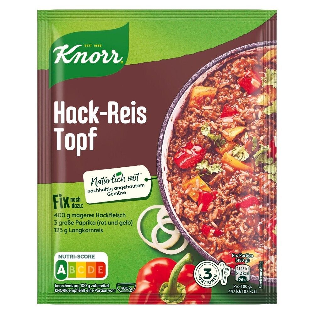 Knorr Fix Hack-Reis Topf 49 g Beutel