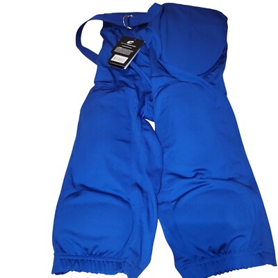 Champro Youth Large Integrated Football Pant Royal Blue Performance Comfort Dura