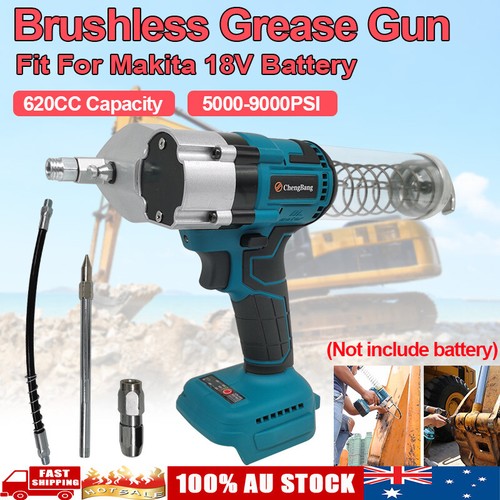 Brushless Electric Grease Gun 620cc Cartridges 9000PSI For Makita 18V