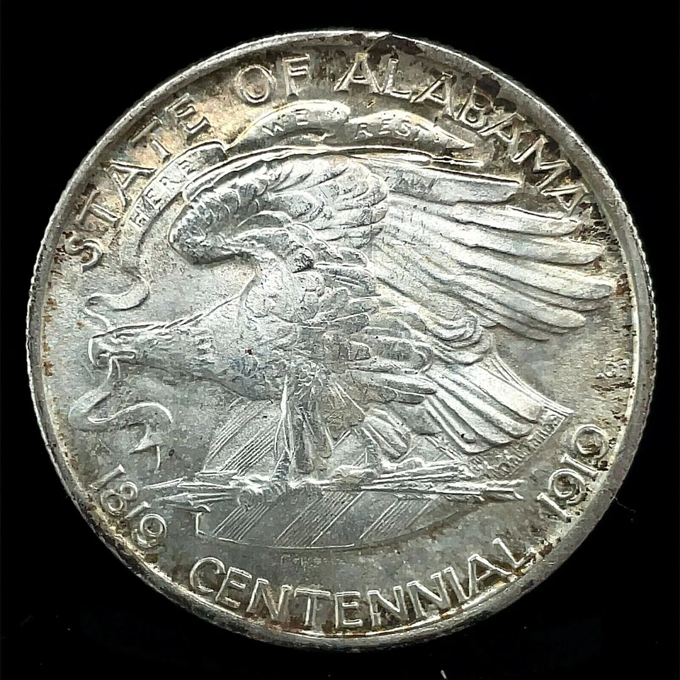 1921 ALABAMA HALF DOLLAR  NGC MS65  COMMEMORATIVE SILVER 50C U.S. COIN - Image 3 of 4
