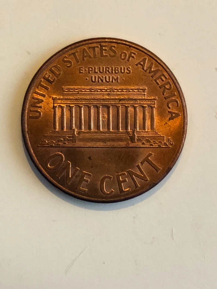 1999 D Lincoln Memorial one penny coin - Image 2 of 2