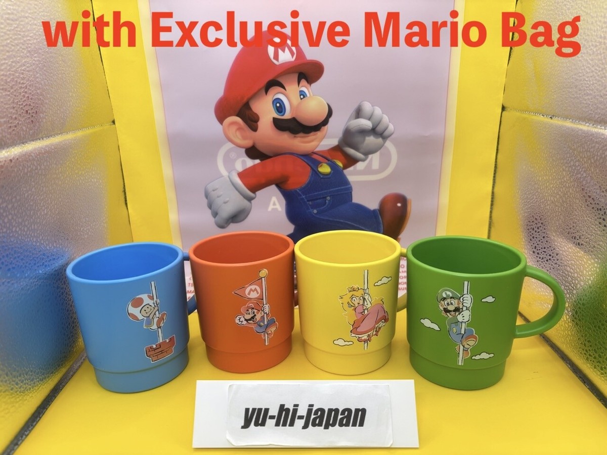 Nintendo Family Life Super Mario Stacking Cup set of 4 with