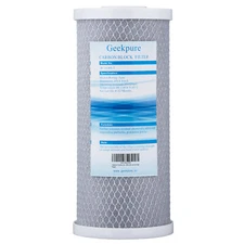 Geekpure Whole House Carbon Block Replacement Water Filter 10" x 4.5"-5 Micron