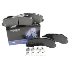 Akebono ProACT Front Ceramic Slotted Brake Pads For Expedition F-150 Navigator