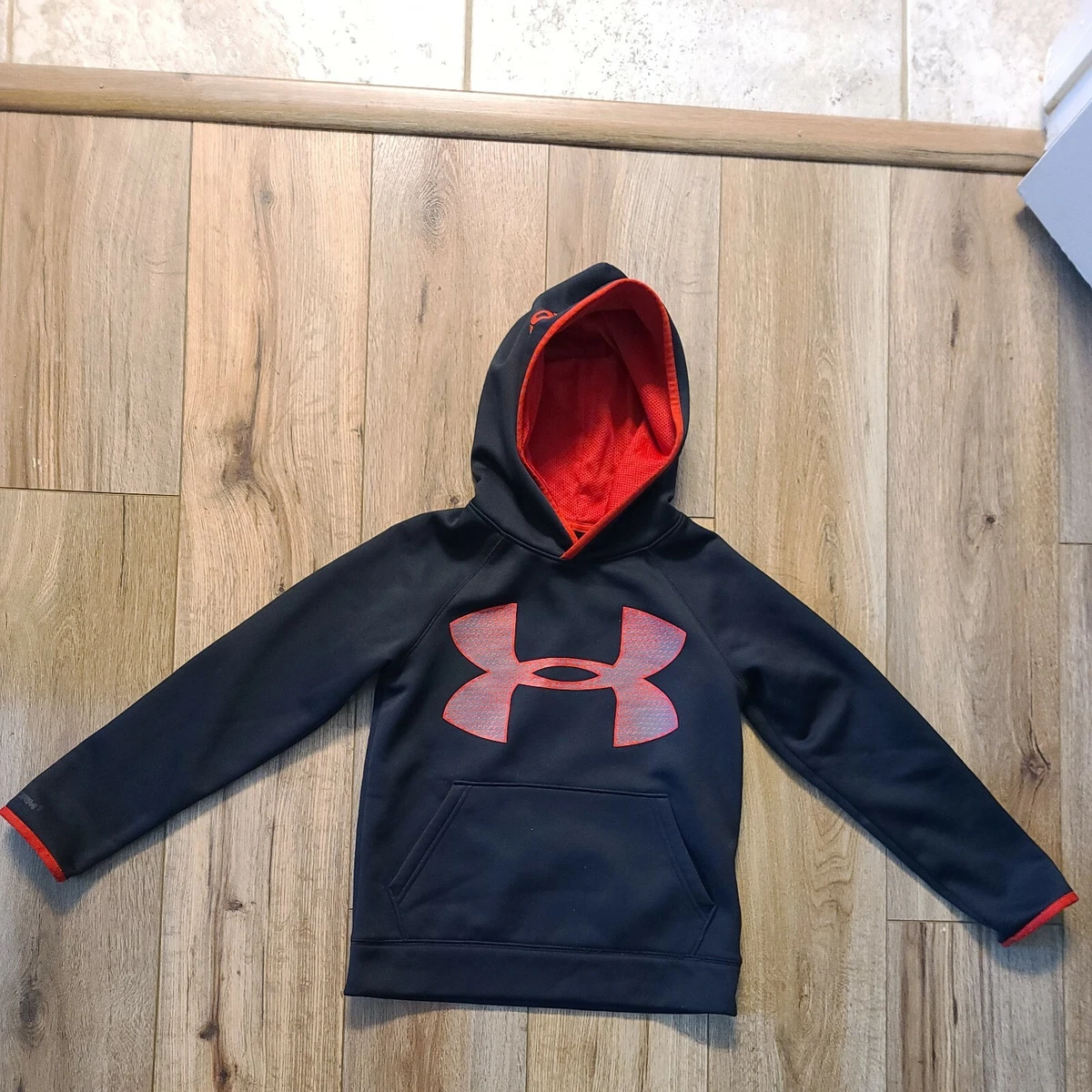 Ua storm sale big logo hoodie