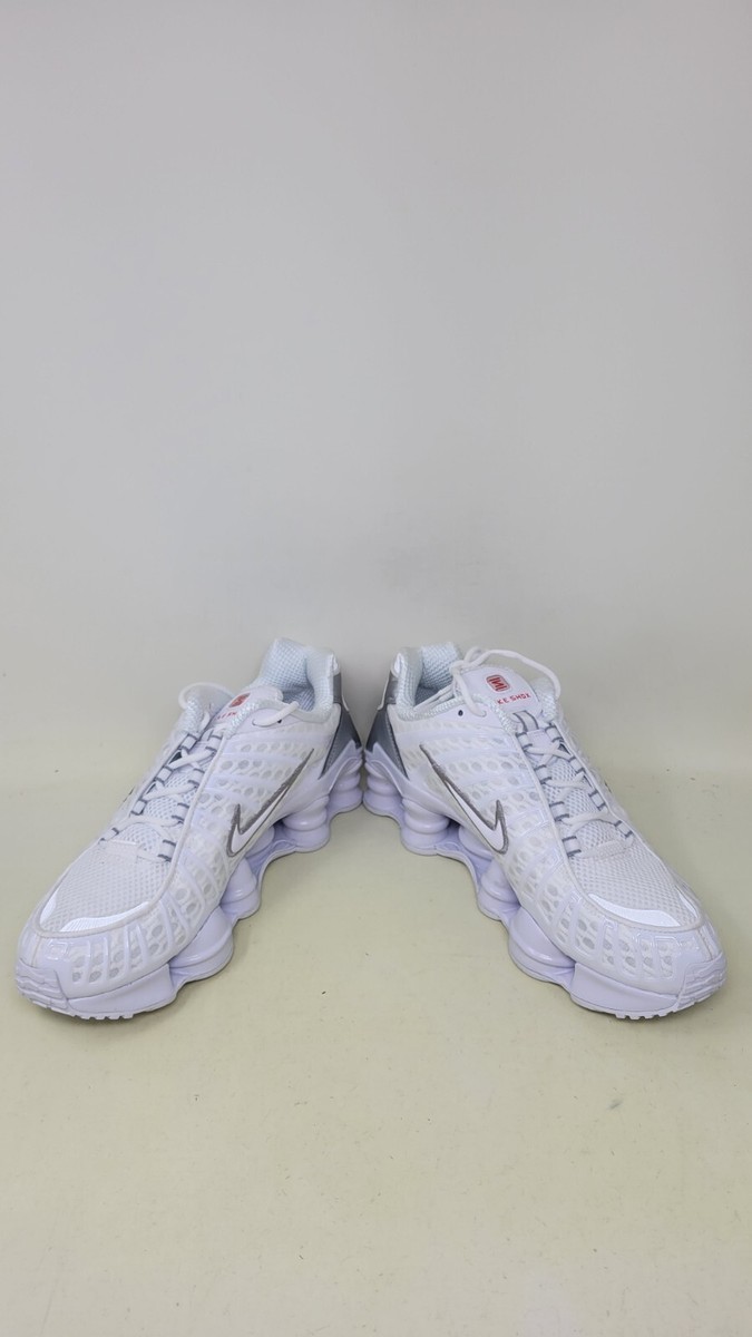 Nike Shox TL White and Max Orange AR3566-100 Women's Shoes Nike Shox TL White and Max Orange AR3566-100 Women's Shoes