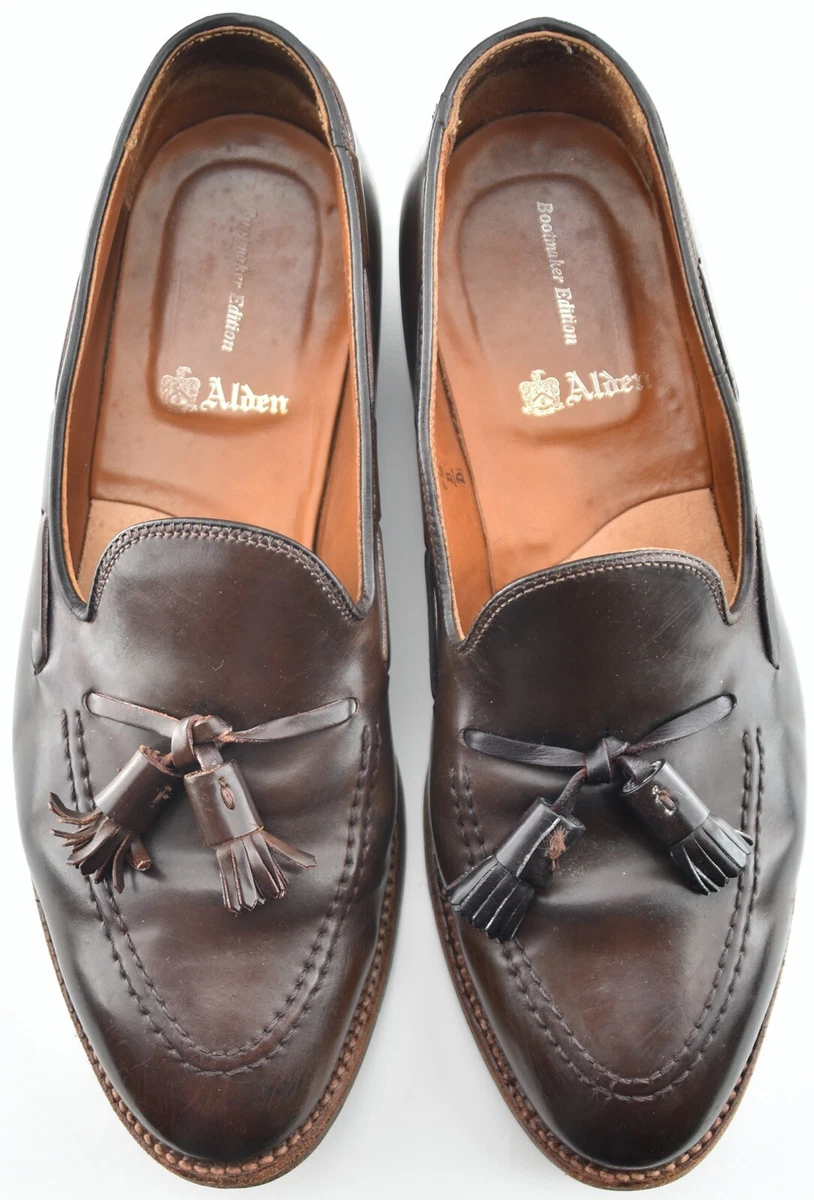 Shell cordovan tassel best sale loafers