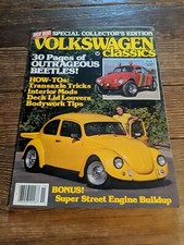 VOLKSWAGEN CLASSICS OUTRAGEOUS BEETLES MAGAZINE VTG RARE