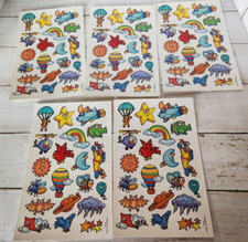 1990's Highlights for Children Colorful Stickers Rewards Sheets Teacher School