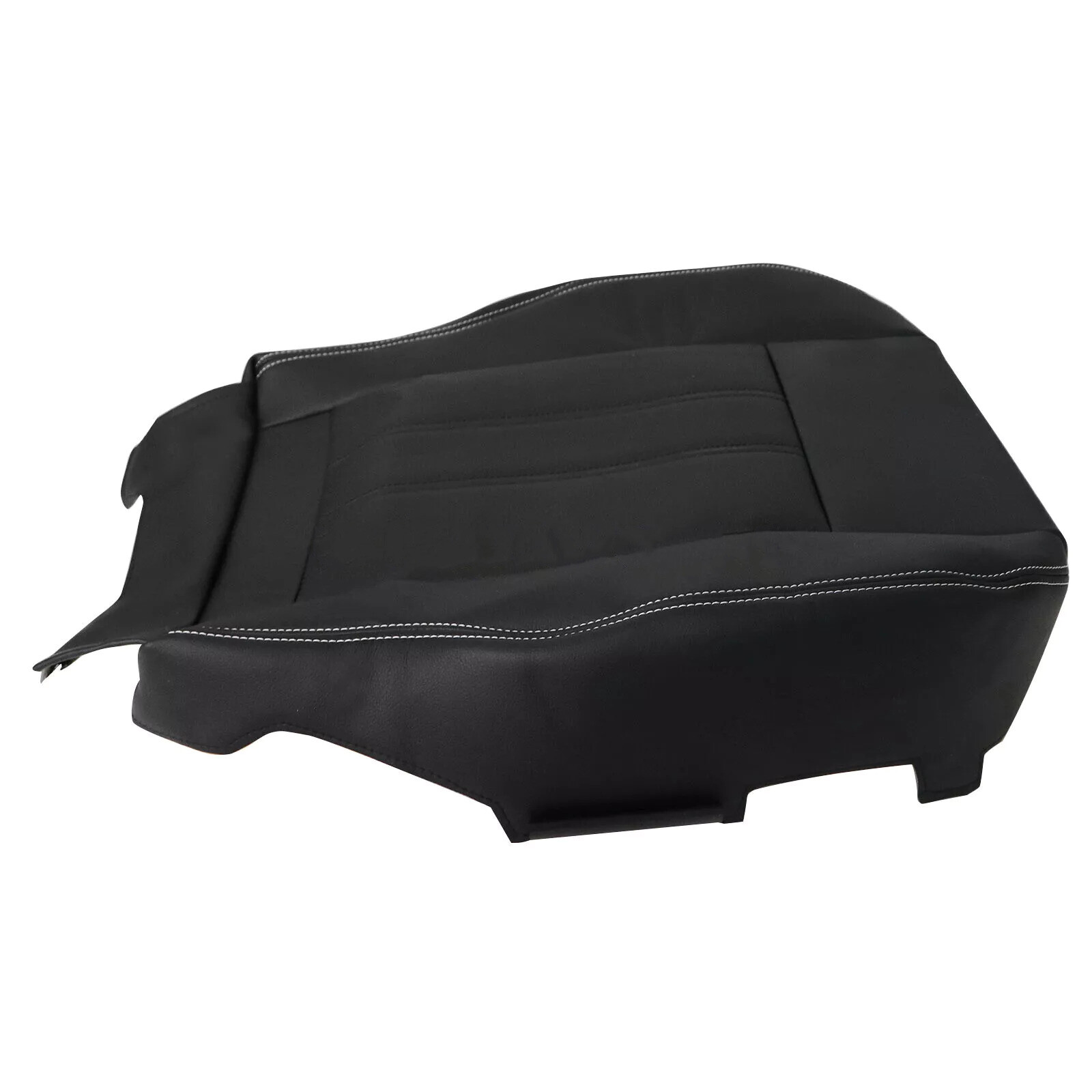 1Pc Driver Bottom Leather Seat Cover Black For Chrysler Town & Country 2011-2016