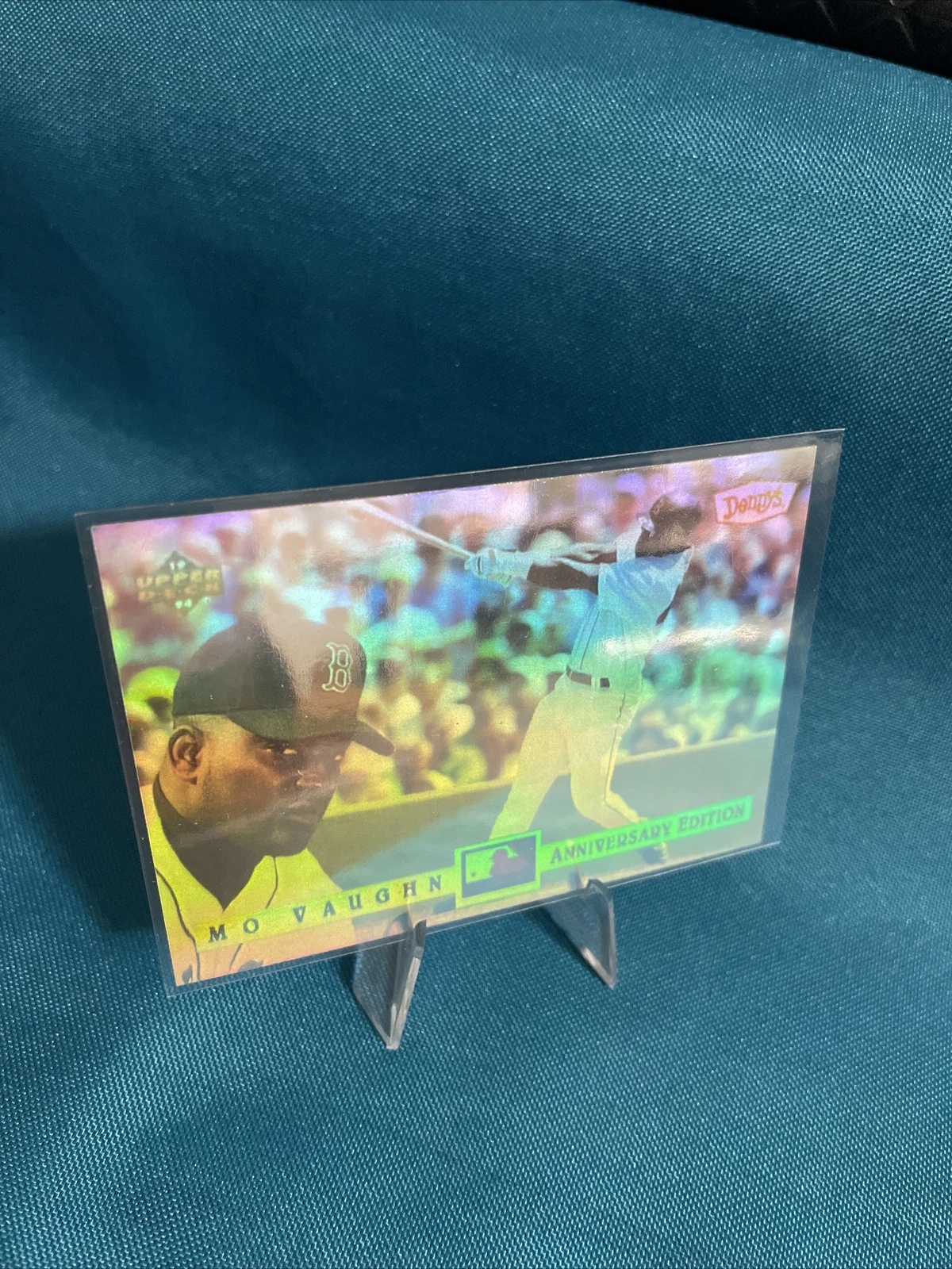 1994 Upper Deck Mo Vaughn Limited Edition Dennys Hologram #27 of 28 Red Sox SP