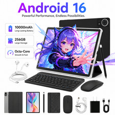 2026 New Tablet 64GB 128GB 256GB ROM Android Tablet Wifi 5G GMS NETFLIX 10"-14"