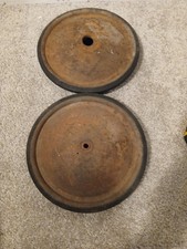 12  ANTIQUE SOAP BOX DERBY, Pedal Car RUBBER TIRES METAL WHEELS CAR VTG RARE