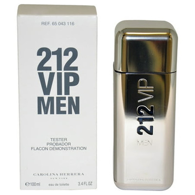 212 VIP by Carolina Herrera for Men - 3.4 oz EDT Spray (Tester)