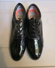 Dinkles Black Shiny Gloss Marching Band Shoes Men's 10.5 Women's 12