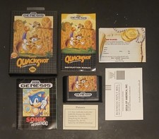 QuackShot W/ Donald Duck, 100% Complete In Box W/ Treasure Map, Sega Genesis CIB