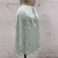 Vintage Pale Blue Satin Half Slip Skirt